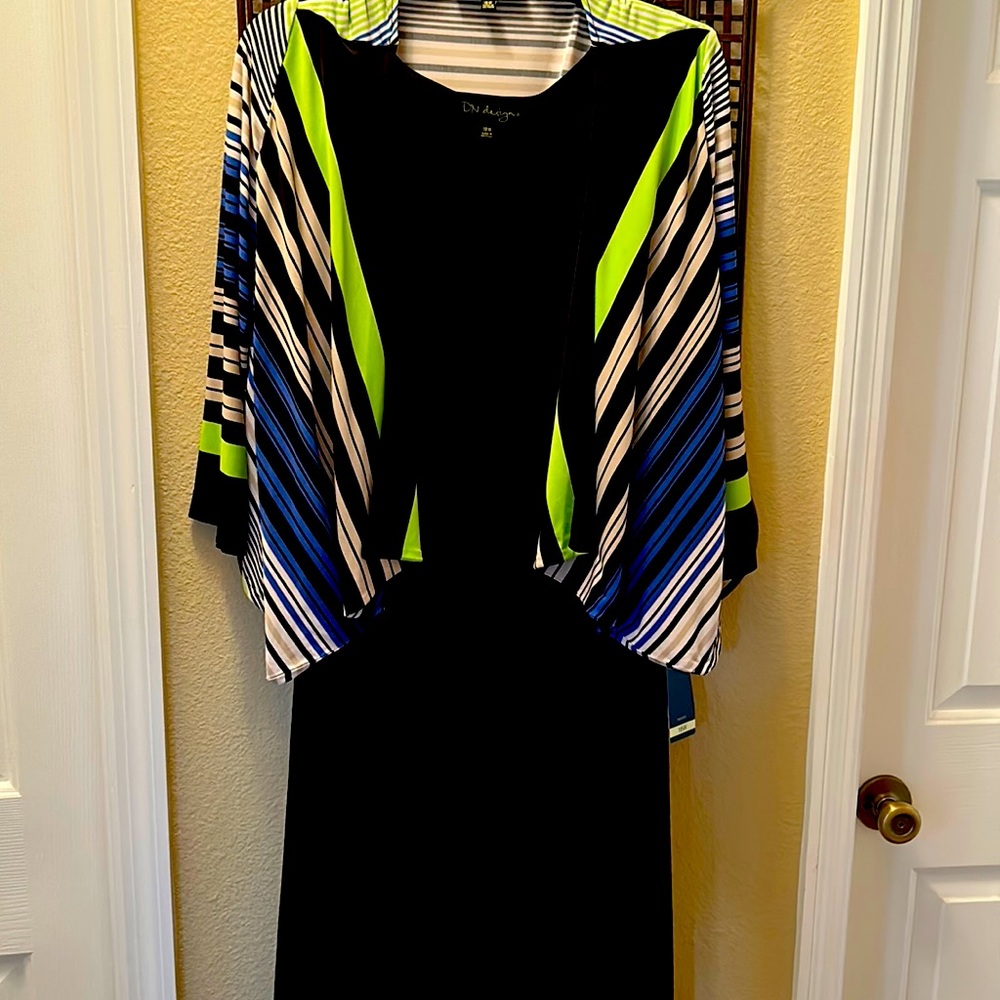 Women's dress- below the knee with detachable jacket.  Brand new with tags.